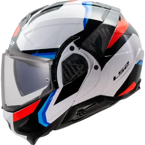 Casco Moto Modulare LS2 FF910 Advant 2 TRIPLE WHITE BLUE RED | Bianco Blu Rosso