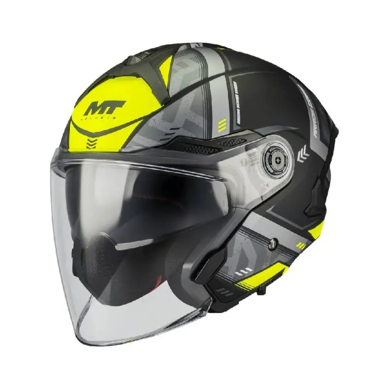 Casco Moto Scooter Jet Mt Helmets Cosmo B3 Sv Arrow Opaco - immagine 2