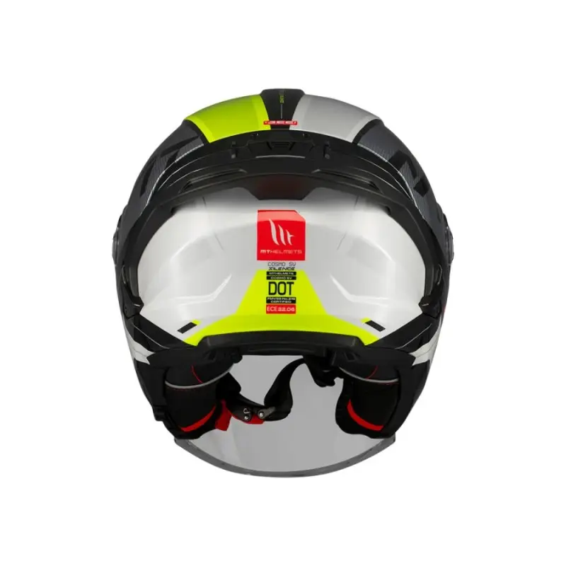 Casco Moto Scooter Jet Mt Helmets Cosmo B3 Sv Silence Lucido - immagine 6
