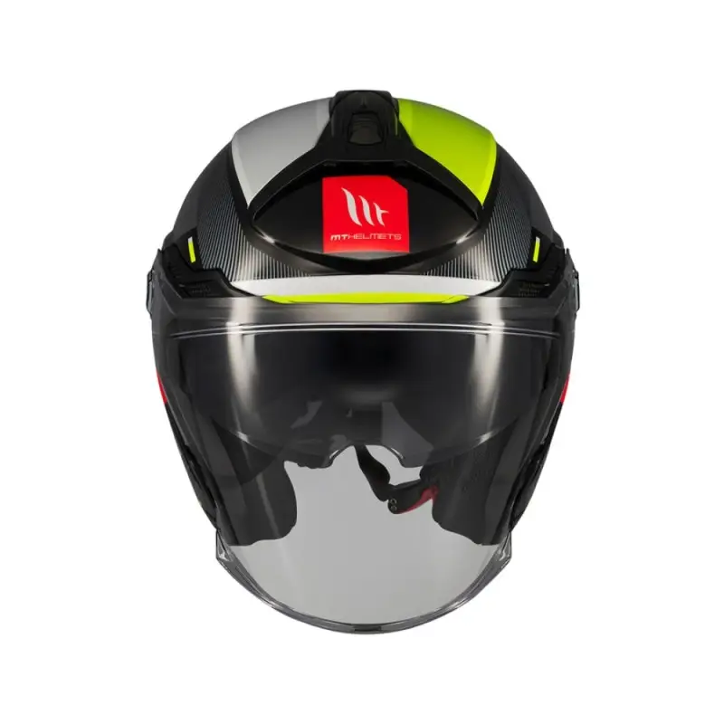 Casco Moto Scooter Jet Mt Helmets Cosmo B3 Sv Silence Lucido - immagine 3