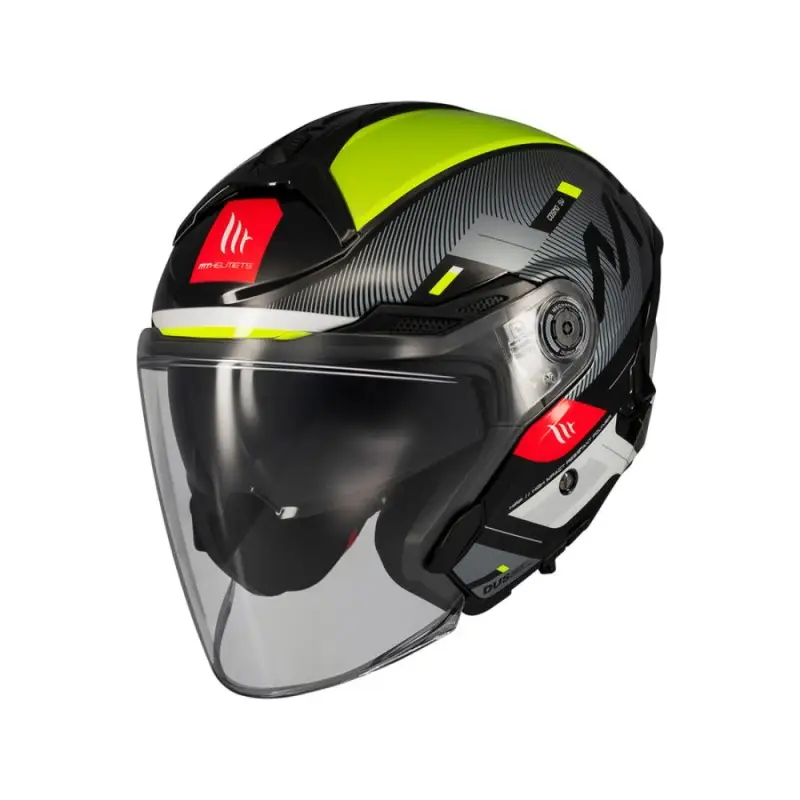 Casco Moto Scooter Jet Mt Helmets Cosmo B3 Sv Silence Lucido - immagine 2
