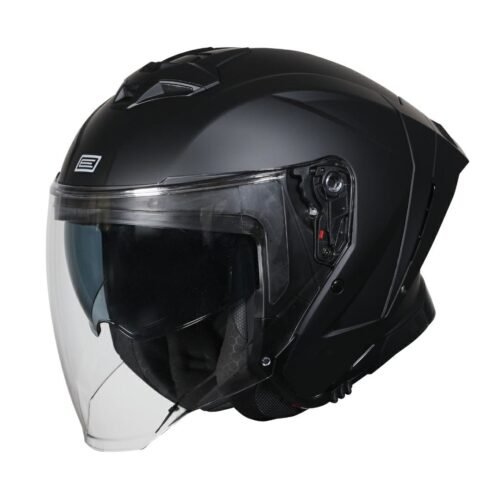 Casco Moto Scooter Origine demi-jet Aprica Solid Matt Black | Nero Opaco
