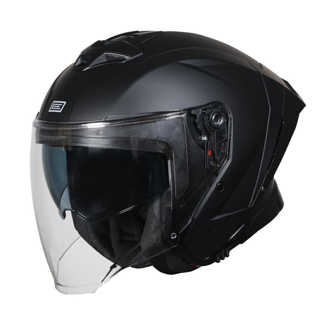Casco Moto Scooter Origine demi-jet Aprica Solid Matt Black | Nero Opaco