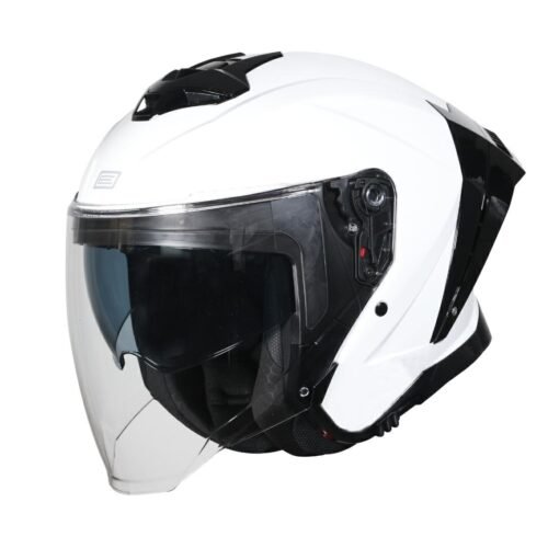 Casco Moto Scooter Origine demi-jet Aprica Solid White GLoss | Bianco Lucido
