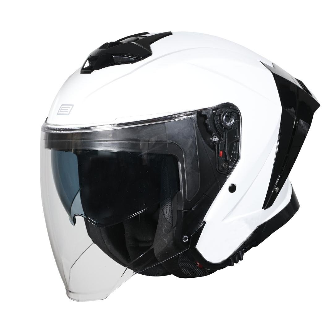 Casco Moto Scooter Origine demi-jet Aprica Solid White GLoss | Bianco Lucido