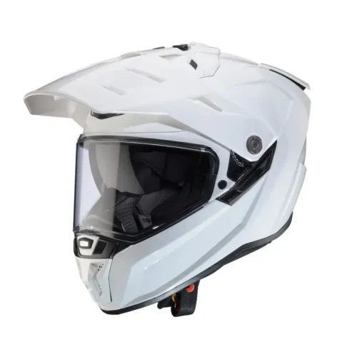 Casco Moto Touring Caberg Tanami con Dispostivo Sos Medical ID | Bianco Lucido