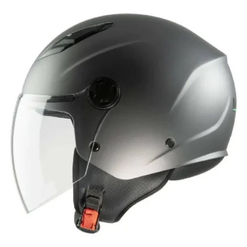 Casco Moto Scooter Jet MPH STAR Grigio Opaco