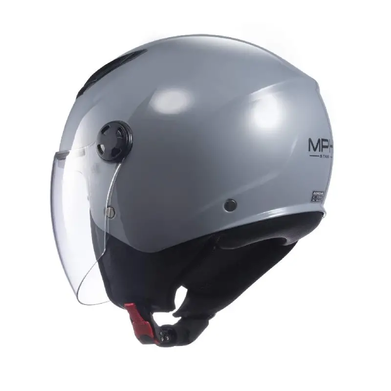 Casco Moto Scooter Jet MPH STAR Grigio Nardo - immagine 2