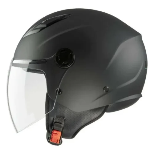 Casco Moto Scooter Jet MPH STAR Nero Opaco