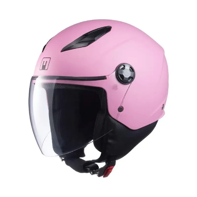 Casco Moto Scooter Jet MPH STAR Rosa Opaco
