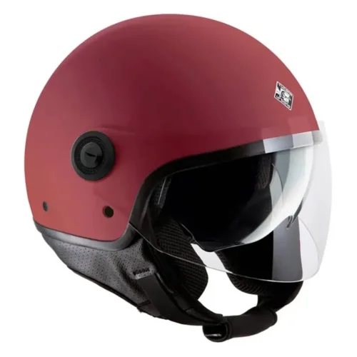 Casco Moto Scooter Jet Tucano Urbano EL'METTIN 6.0 Bordeaux