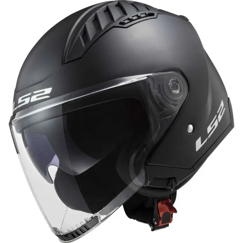 Casco Moto Scooter Jet LS2 OF600 Copter 2 Nero Opaco - immagine 5