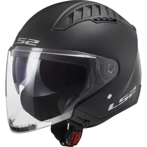 Casco Moto Scooter Jet LS2 OF600 Copter 2 Nero Opaco