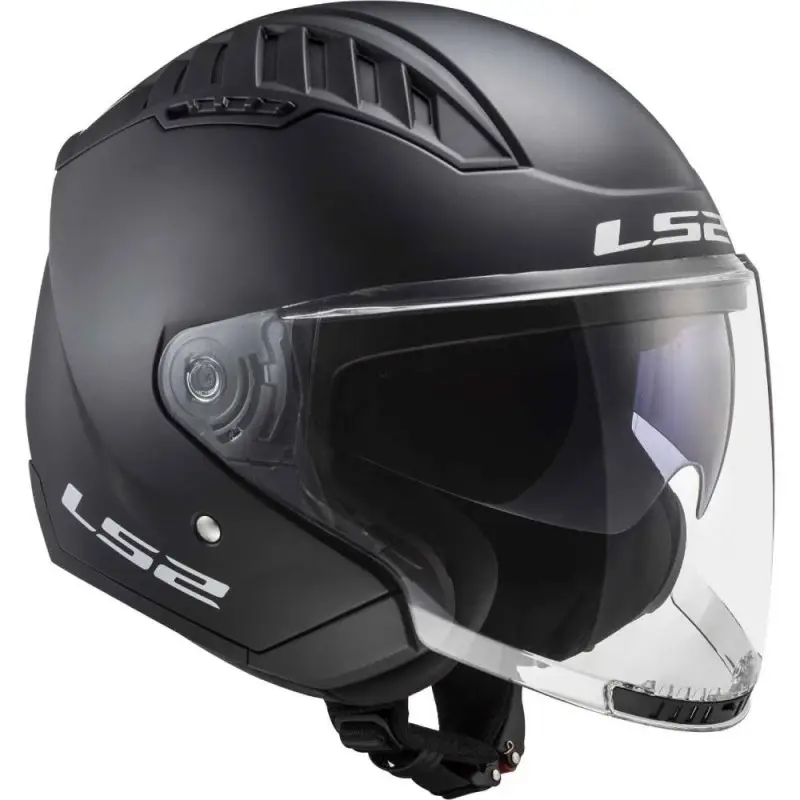Casco Moto Scooter Jet LS2 OF600 Copter 2 Nero Opaco - immagine 12