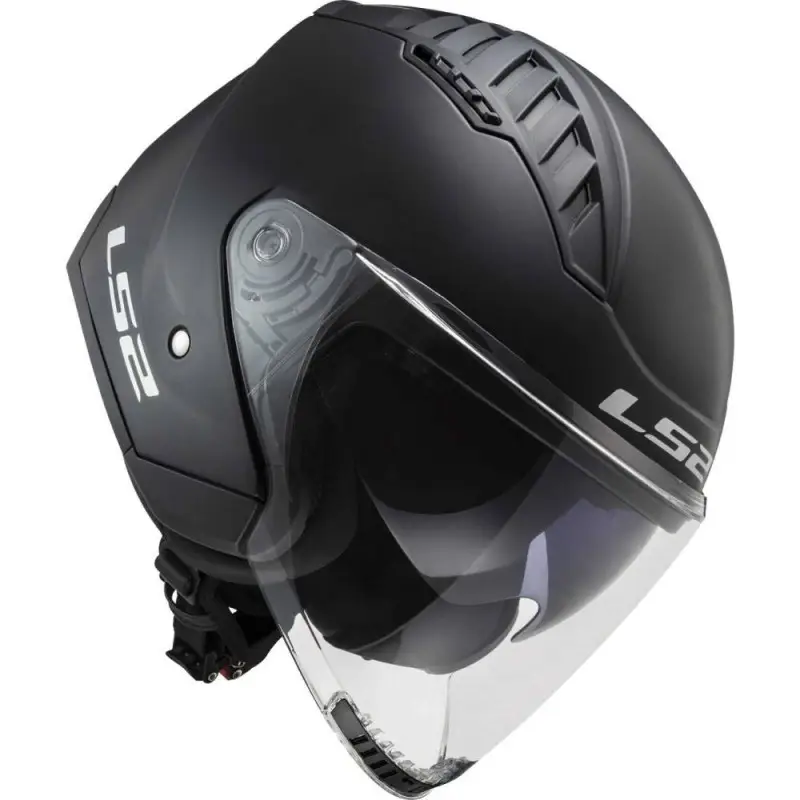 Casco Moto Scooter Jet LS2 OF600 Copter 2 Nero Opaco - immagine 11