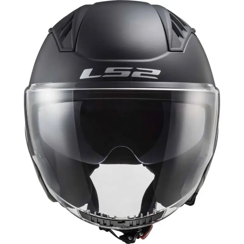 Casco Moto Scooter Jet LS2 OF600 Copter 2 Nero Opaco - immagine 8