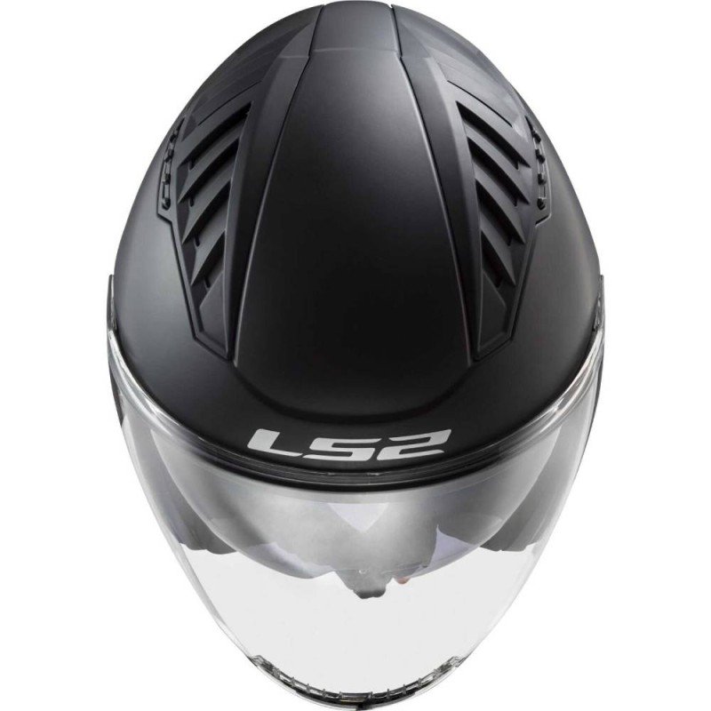 Casco Moto Scooter Jet LS2 OF600 Copter 2 Nero Opaco - immagine 9