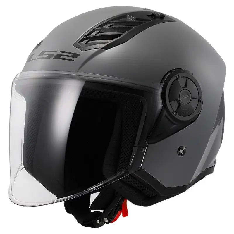 Casco Scooter Jet LS2 OF616 Airflow 2 Solid Nardo Grey – Opaco