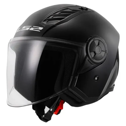 Casco Scooter Jet LS2 OF616 Airflow 2 Solid Black Gloss – Nero Lucido