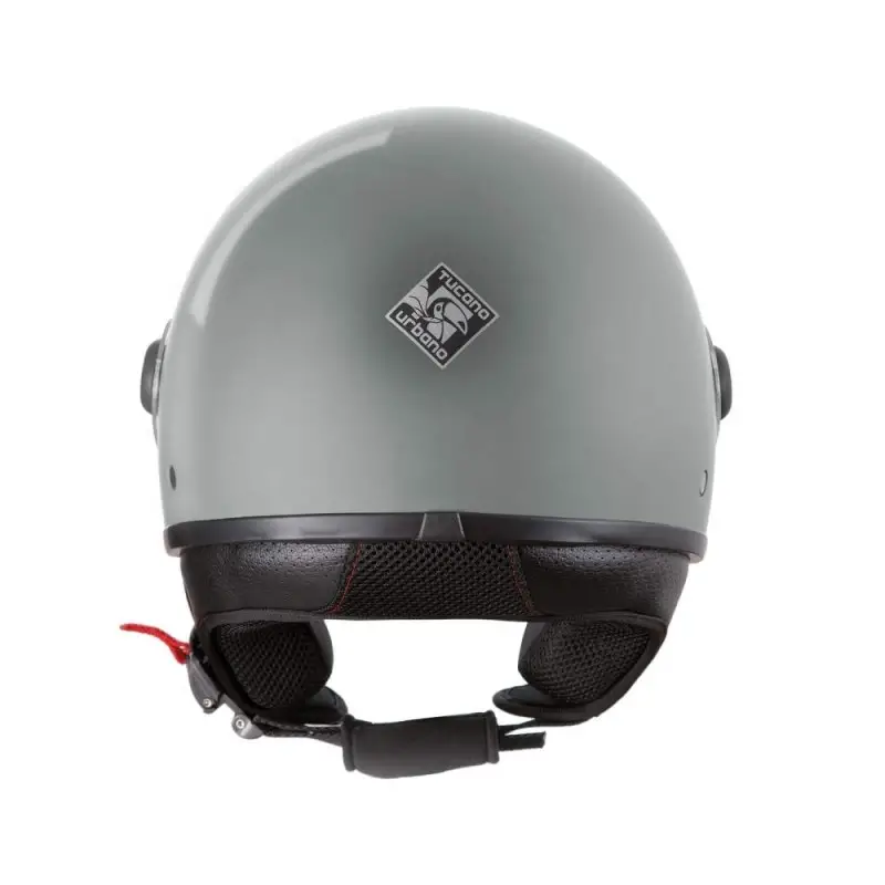 Casco Moto Scooter Jet Tucano Urbano EL'METTIN 6.0 Glossy Nardo Grey | Lucido - immagine 3