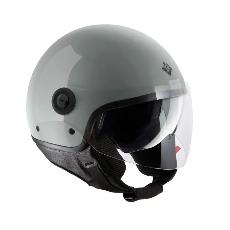 Casco Moto Scooter Jet Tucano Urbano EL'METTIN 6.0 Glossy Nardo Grey | Lucido