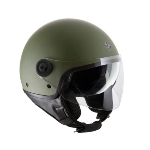 Casco Moto Scooter Jet Tucano Urbano EL'METTIN 6.0 Matt Airborne Green | Verde Opaco