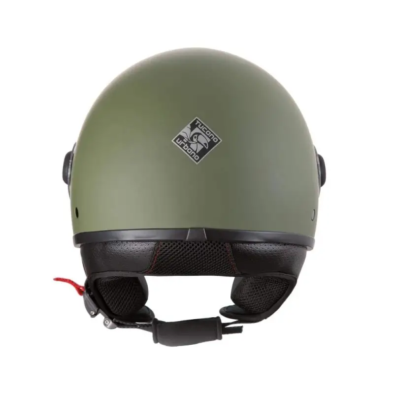 Casco Moto Scooter Jet Tucano Urbano EL'METTIN 6.0 Matt Airborne Green | Verde Opaco - immagine 4