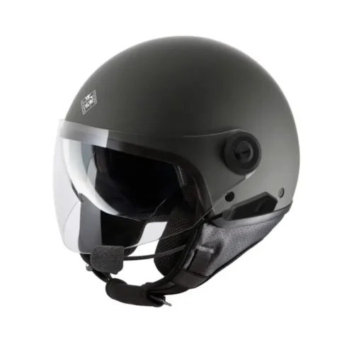 Casco Moto Scooter Jet con Bluetooth Integrato By Midland Tucano Urbano EL'METTIN 6.0 Matt Antracite Grey