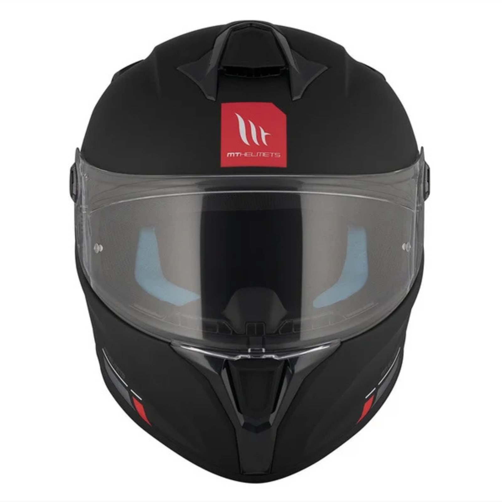 Casco Moto Integrale Mt Helmets TARGO S SOLID A1 Opaco Nero Opaco - immagine 2