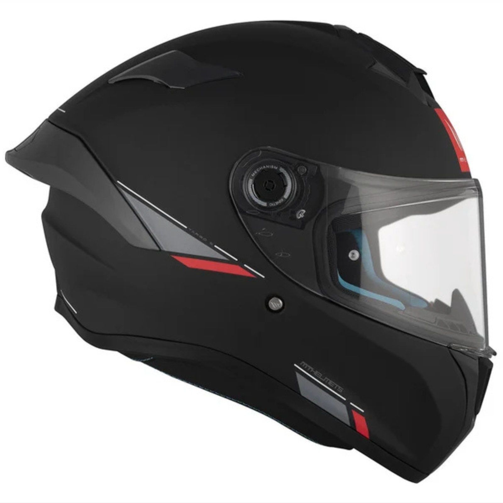 Casco Moto Integrale Mt Helmets TARGO S SOLID A1 Opaco Nero Opaco - immagine 4