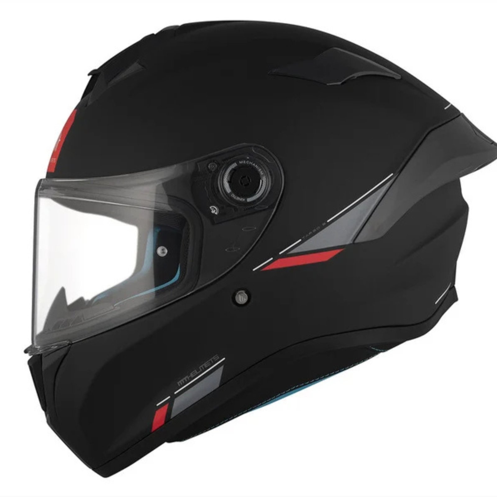 Casco Moto Integrale Mt Helmets TARGO S SOLID A1 Opaco Nero Opaco - immagine 8