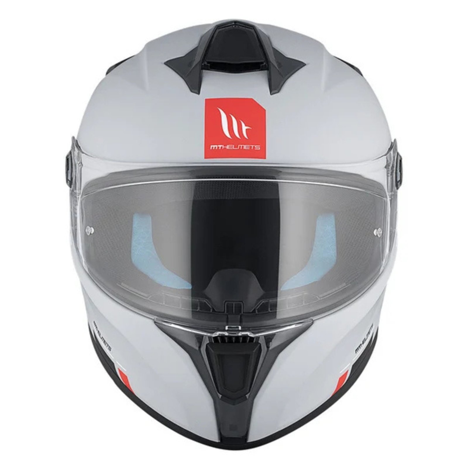 Casco Moto Integrale Mt Helmets TARGO S SOLID A12 Lucido Grigio - immagine 9