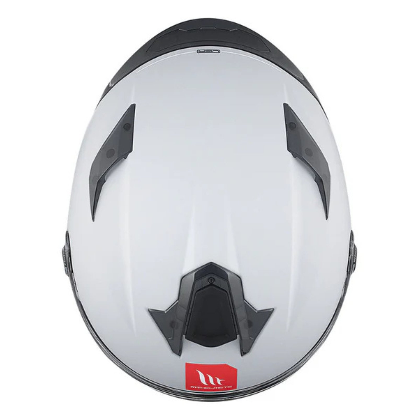 Casco Moto Integrale Mt Helmets TARGO S SOLID A12 Lucido Grigio - immagine 3