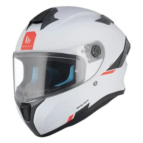 Casco Moto Integrale Mt Helmets TARGO S SOLID A12 Lucido Grigio