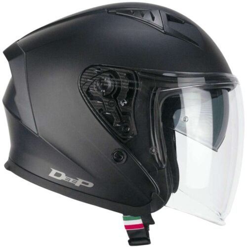 Casco Moto Scooter Jet CGM 127A DEEP MONO Nero Opaco