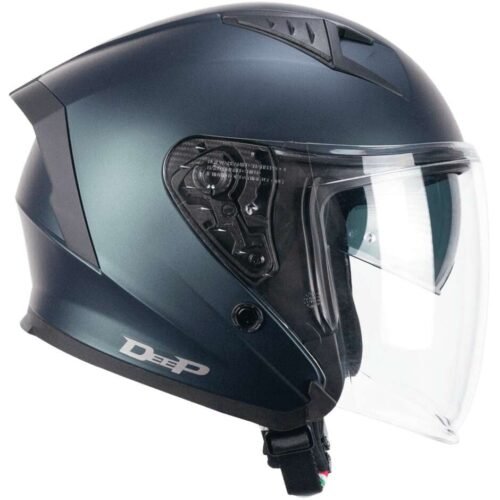 Casco Moto Scooter Jet CGM 127A DEEP MONO Petrolio Satinato