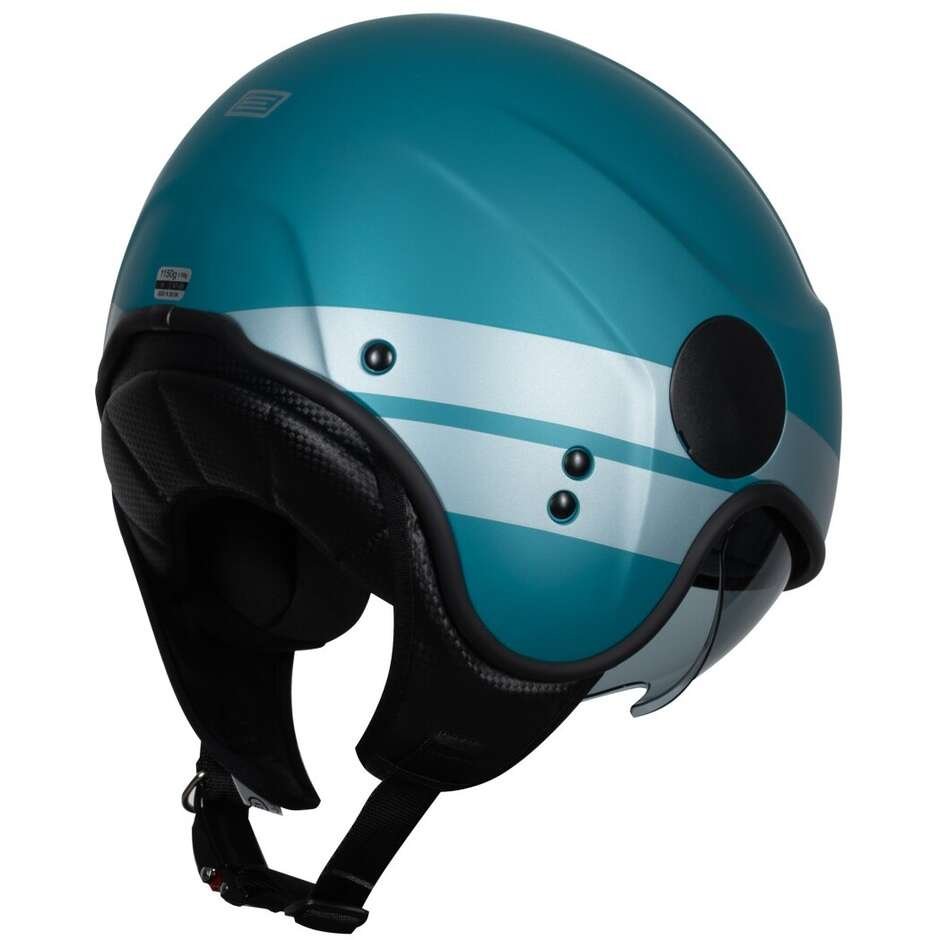 Casco Moto Scooter Jet Origine SIERRA DISCOVERY Blu Opaco - immagine 2