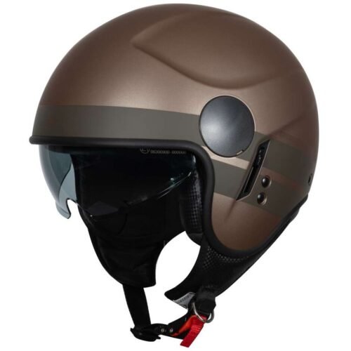 Casco Moto Scooter Jet Origine SIERRA DISCOVERY Marrone Opaco