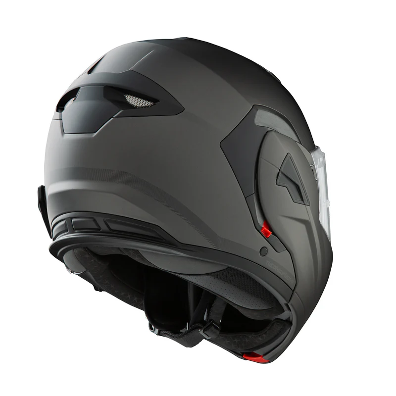 Casco Moto Scooter Modulare Reversibile con Bluetooth Integrato Tucano Urbano Fastflip By Midland Matt Anthra Grey | Grigio Opaco - immagine 4