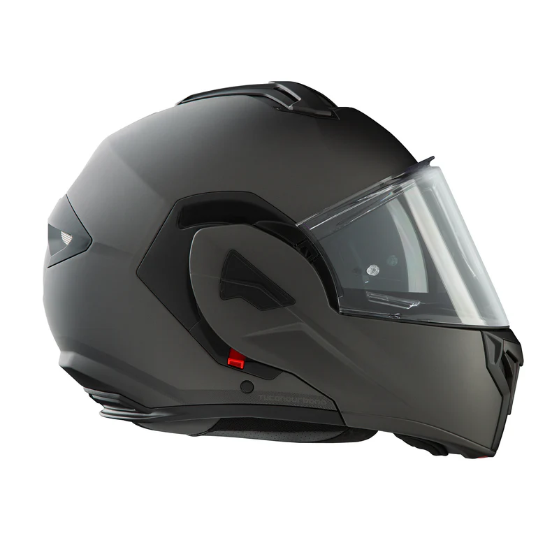 Casco Moto Scooter Modulare Reversibile con Bluetooth Integrato Tucano Urbano Fastflip By Midland Matt Anthra Grey | Grigio Opaco - immagine 3
