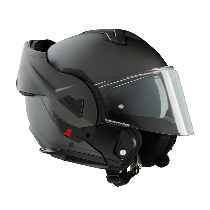 Casco Moto Scooter Modulare Reversibile con Bluetooth Integrato Tucano Urbano Fastflip By Midland Matt Anthra Grey | Grigio Opaco - immagine 2
