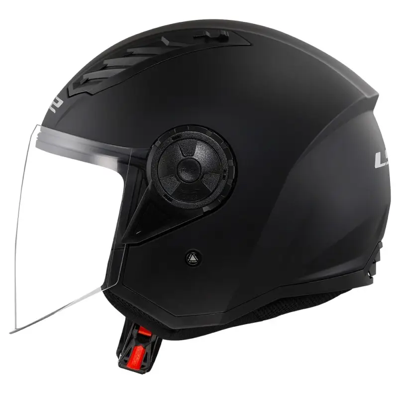 Casco Scooter Jet LS2 OF616 Airflow 2 Solid Matt Black – Nero Opaco - immagine 2