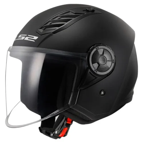 Casco Scooter Jet LS2 OF616 Airflow 2 Solid Matt Black – Nero Opaco