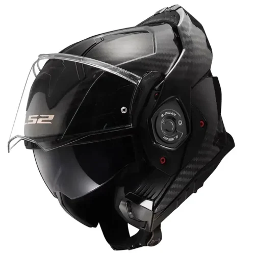Casco Moto Modulare 180° in Carbonio Ls2 FF901 Advant X Carbonio Lucido