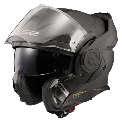 Casco Moto Modulare 180° in Carbonio Ls2 FF901 Advant X Carbonio Opaco