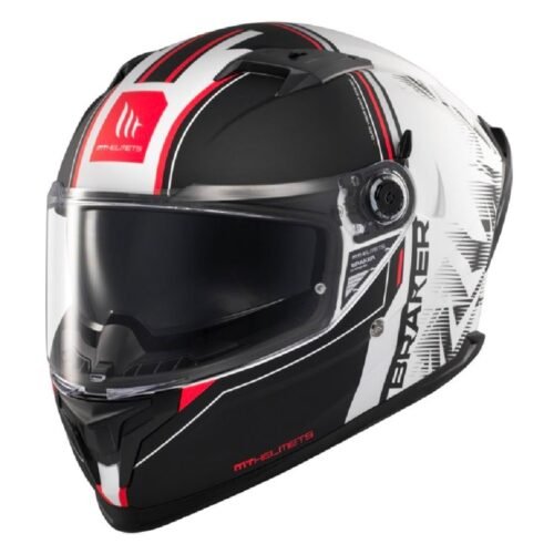 Casco Moto Integrale Mt Helmets BRAKER SV Charm A1 Opaco