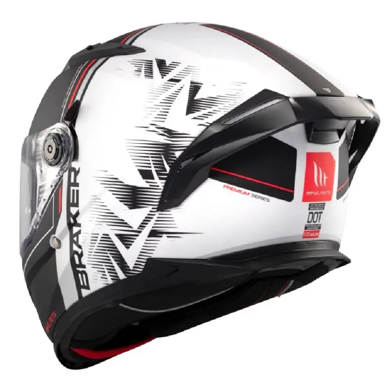 Casco Moto Integrale Mt Helmets BRAKER SV Charm A1 Opaco - immagine 6