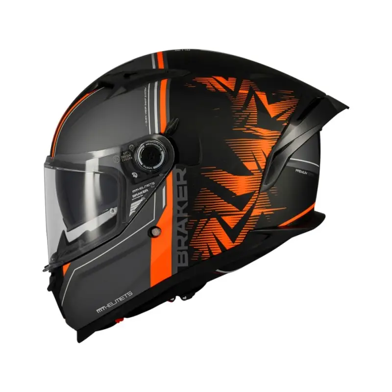 Casco Moto Integrale Mt Helmets BRAKER SV Charm B4 Opaco - immagine 3