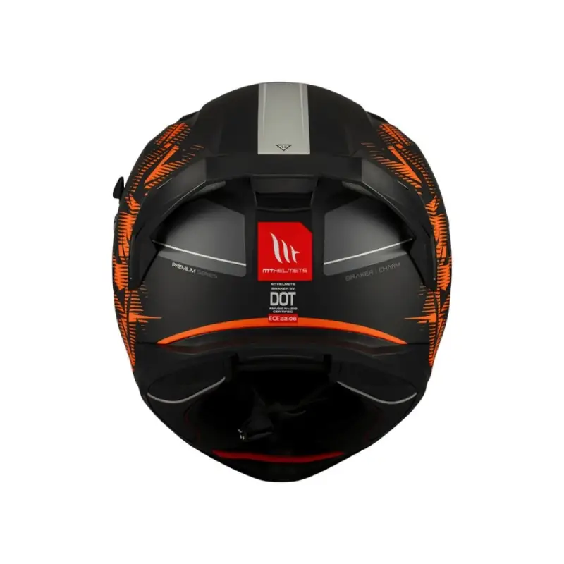 Casco Moto Integrale Mt Helmets BRAKER SV Charm B4 Opaco - immagine 5