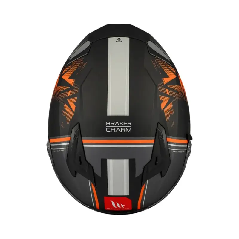 Casco Moto Integrale Mt Helmets BRAKER SV Charm B4 Opaco - immagine 6